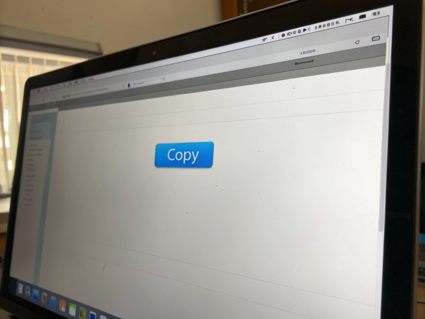 Mockup displaying a generated secure link ready to be copied