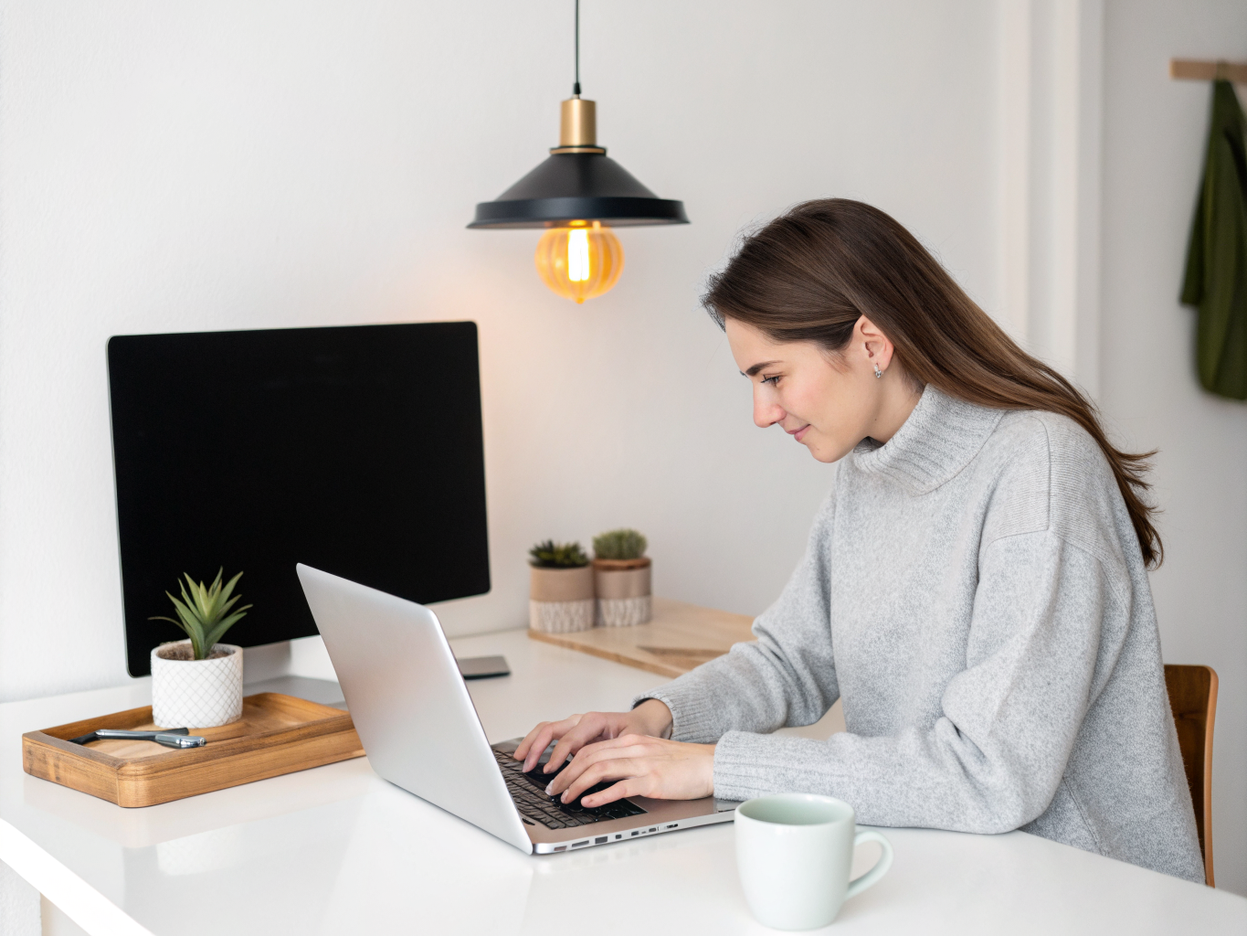 Interface showing a clean text editor for writing a private note